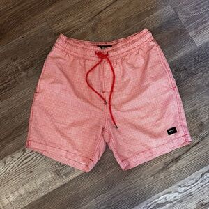 Jack Spade New York Red & White Swim Board Shorts Size S/P
